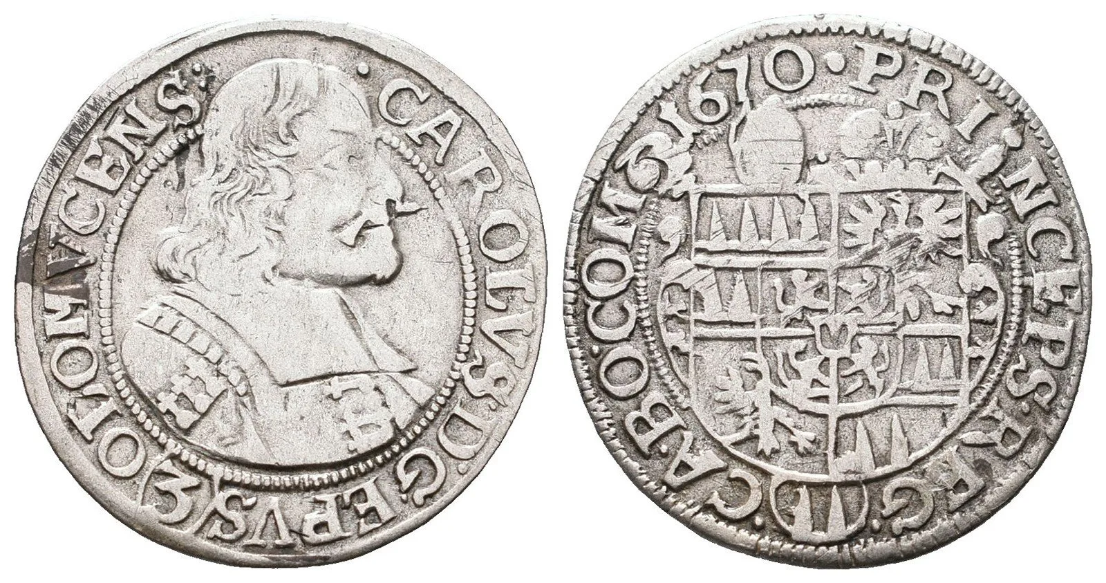 Olomouc - biskupství, Karel II. Liechtenstein, 1664 - 1695 — 1