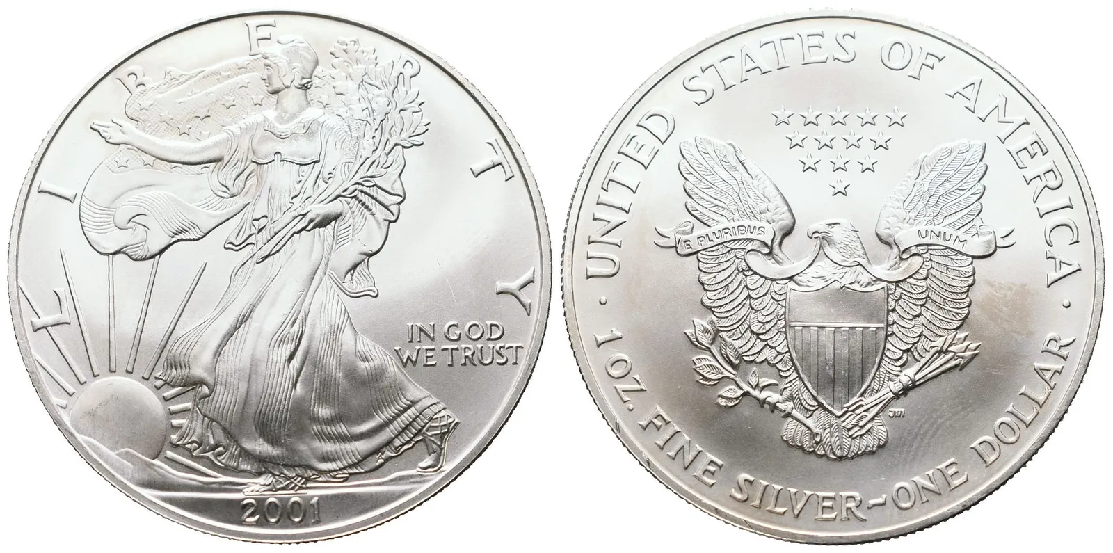 USA, 1 Dollar 2001 - 1 Oz (American Eagle)