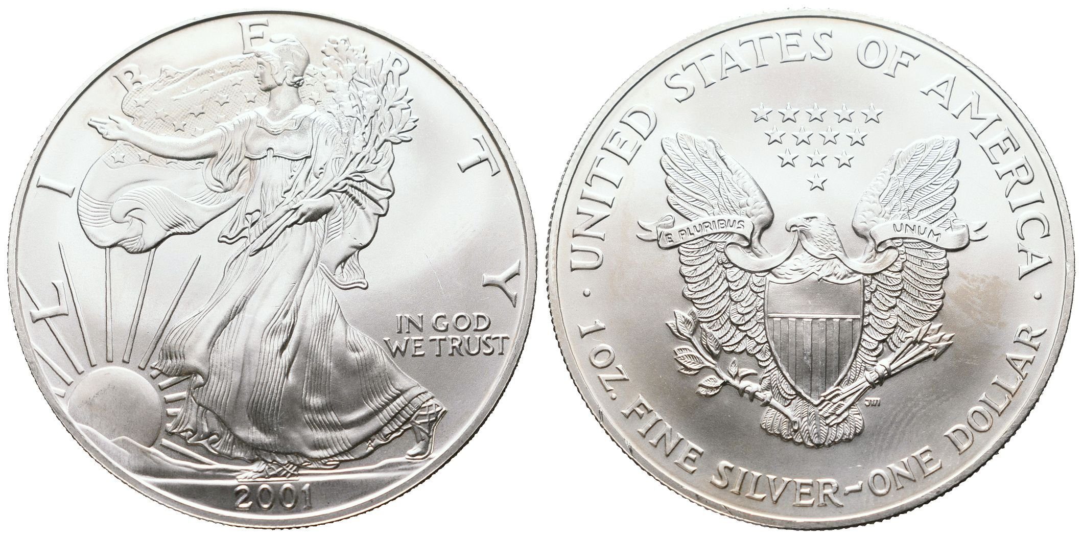 USA, 1 Dollar 2001 - 1 Oz (American Eagle)