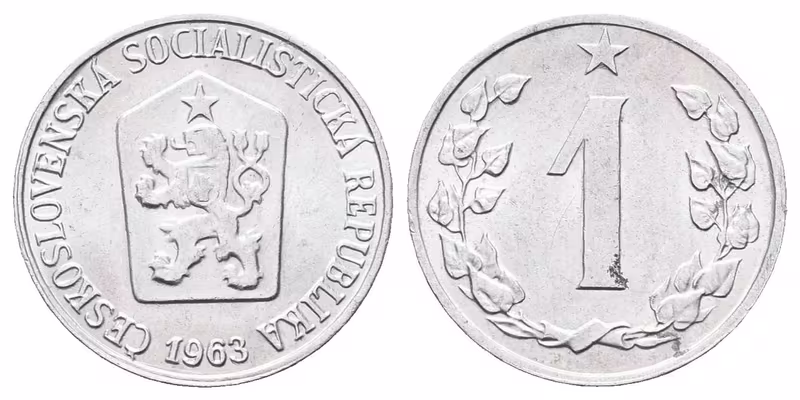 1 Haléř 1963