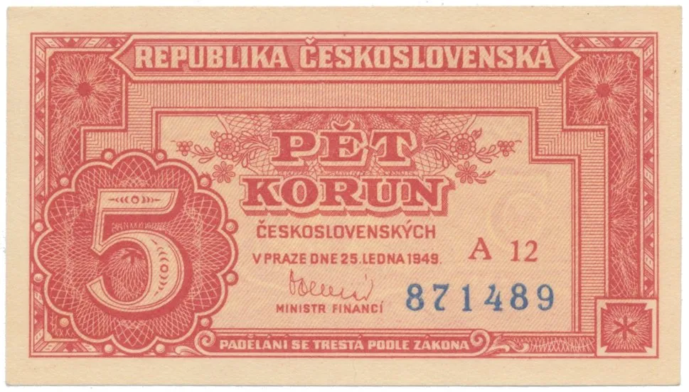 5 Koruna 1949, Hej.83a2