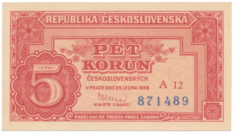 5 Koruna 1949, Hej.83a2