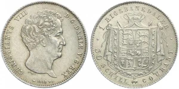 Dánsko, Christian VIII., 1839 - 1848 — 1