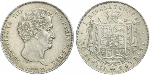 Dánsko, Christian VIII., 1839 - 1848 — 1