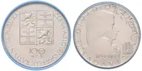 100 Kčs 1991 - Stavovské divadlo a W. A. Mozart, PROOF