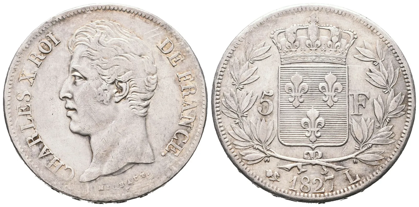Francie, 5 Frank 1827 L