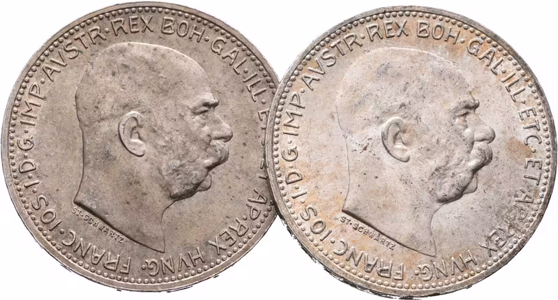 1 Koruna 1915, lot 2 ks