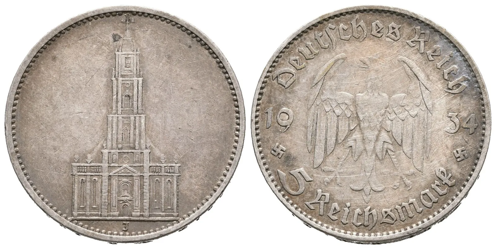 III. říše, 5 Marka 1934 J