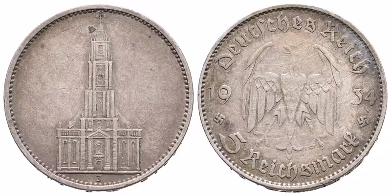 III. říše, 5 Marka 1934 J