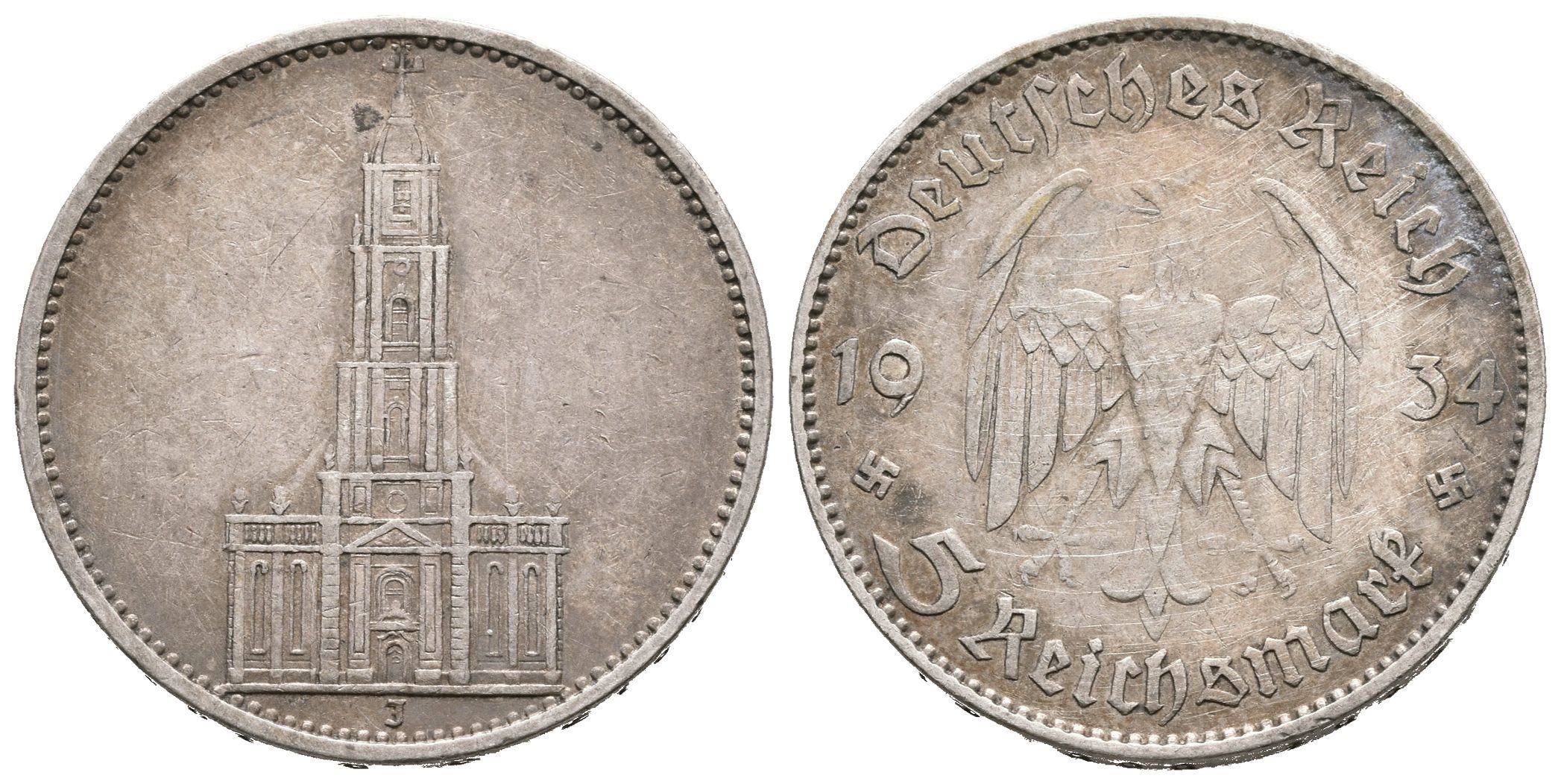 III. říše, 5 Marka 1934 J