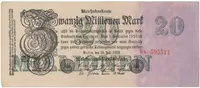 Německo, 20 Millionen Mark 1923, Ro.96b