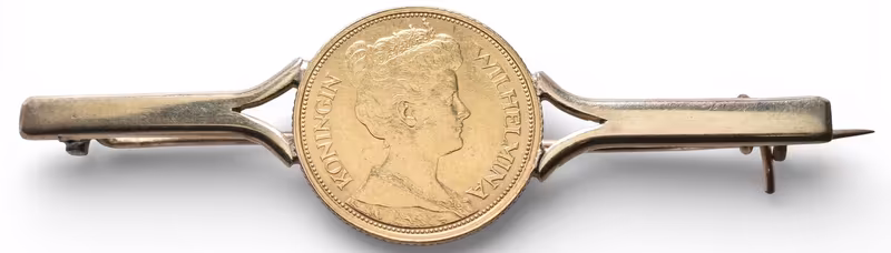 Nizozemí, 5 Gulden 1912 - spona