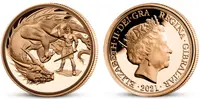 Gibraltar, 1/2 Sovereign 2021 - fotografie 2