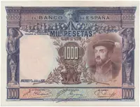 Španělsko, 1000 Pesetas 1925, P.70c