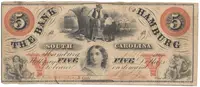 USA - Jižní Karolína, 5 Dollar 1860