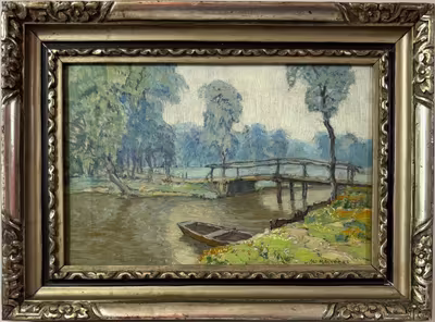 Alois Kalvoda: Alois Kalvoda (1875 - 1934) - Pramice na řece