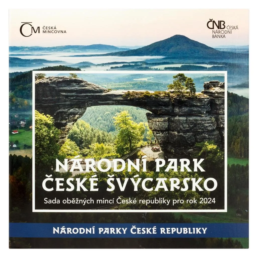 Ročníková sada mincí 2024 - České Švýcarsko