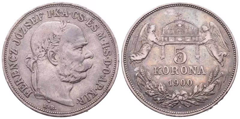 5 Koruna 1900 KB