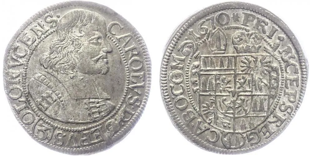 Olomouc - biskupství, Karel II. Liechtenstein, 1664 - 1695 — 1