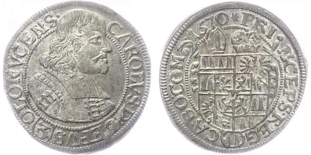Olomouc - biskupství, Karel II. Liechtenstein, 1664 - 1695 — 1
