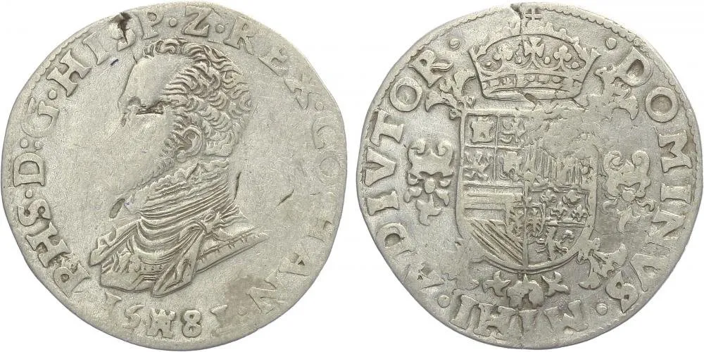 Nizozemí - Brabant, Philip II., 1555 - 1598 — 1