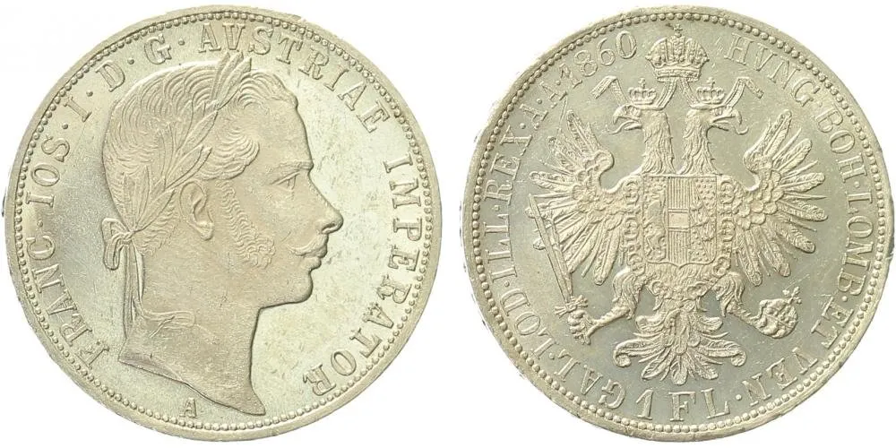 Rakouská a spolková měna, 1857 - 1892 — 1