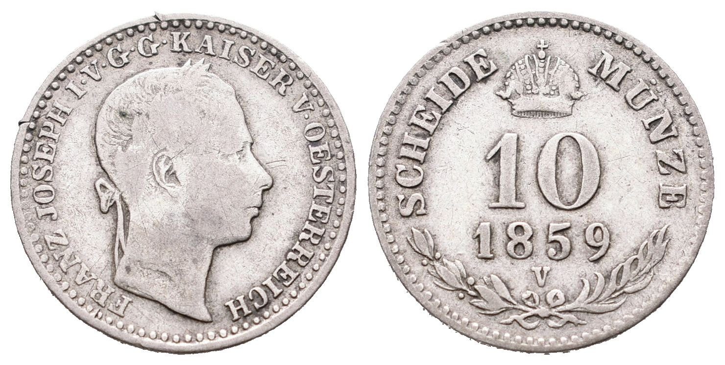 10 Krejcar 1859 V