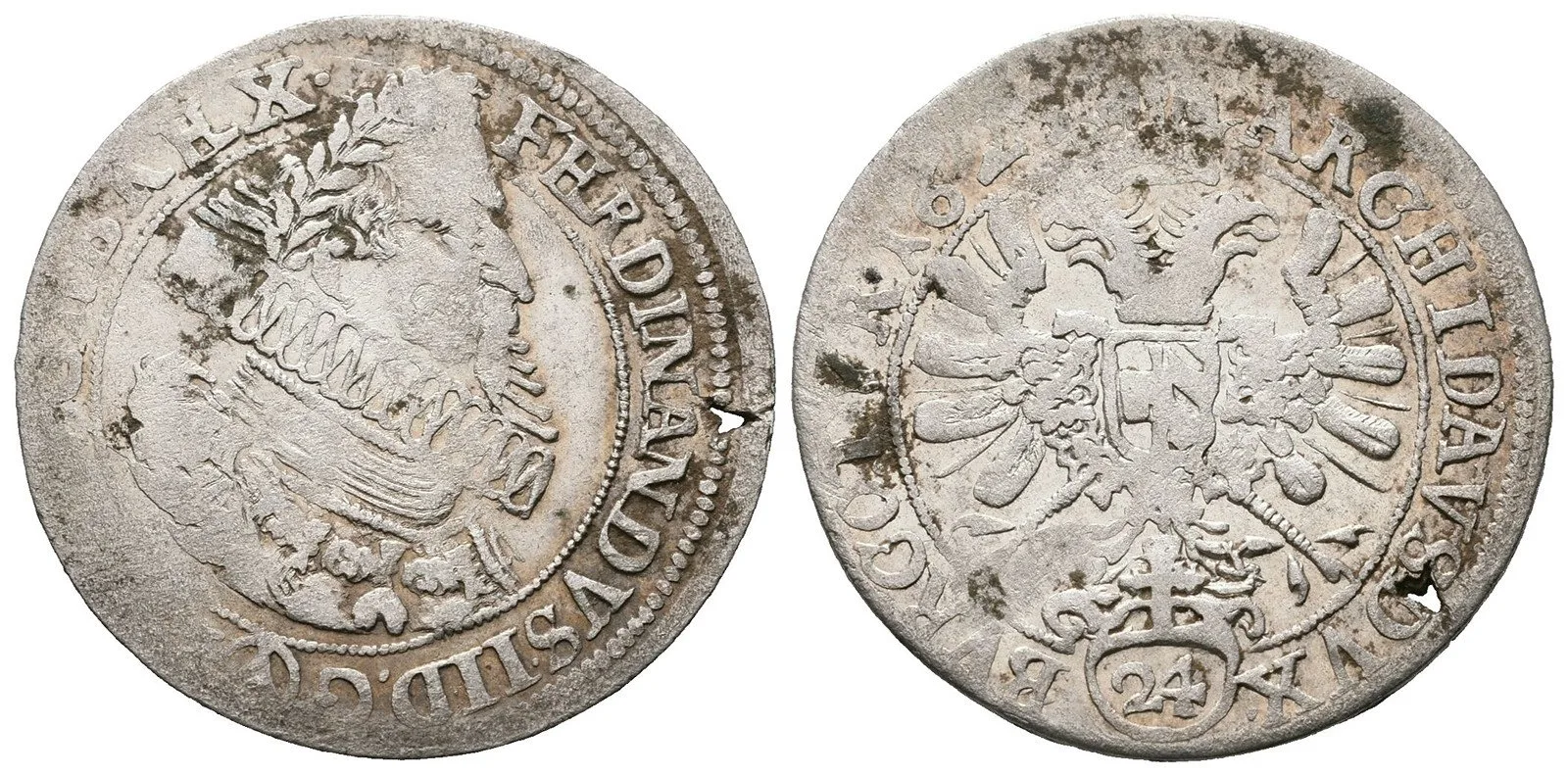 Ferdinand II., 1619 - 1637 (Mince kiprová) — 1
