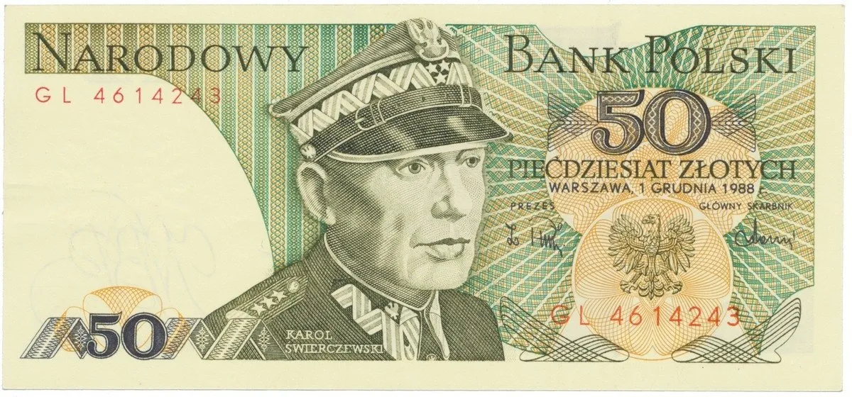 Polsko, 50 Zlotych 1986-1988, P.142c