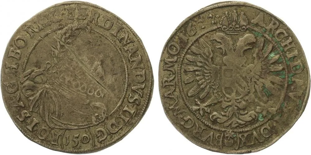 Ferdinand II., 1619 - 1637 (Mince kiprová) — 1