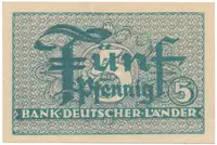 Německo - NSR, 5 Pfennig (1948), Ros.250a