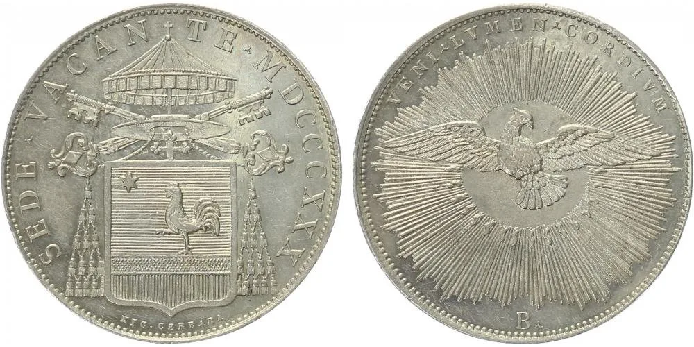 Vatikán, Sede vacante, 1830 - 1831 — 1