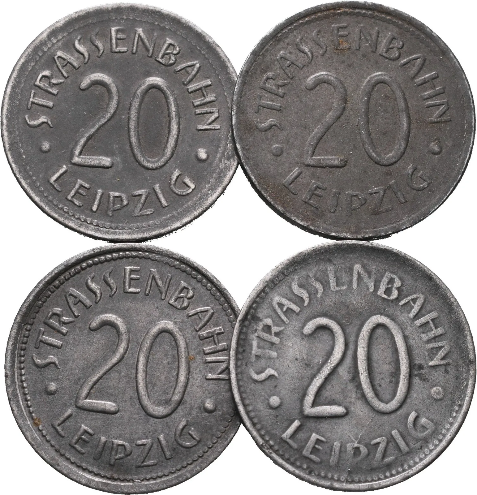Nouzové ražby, 20 Pfennig - Lipsko - 1 ks