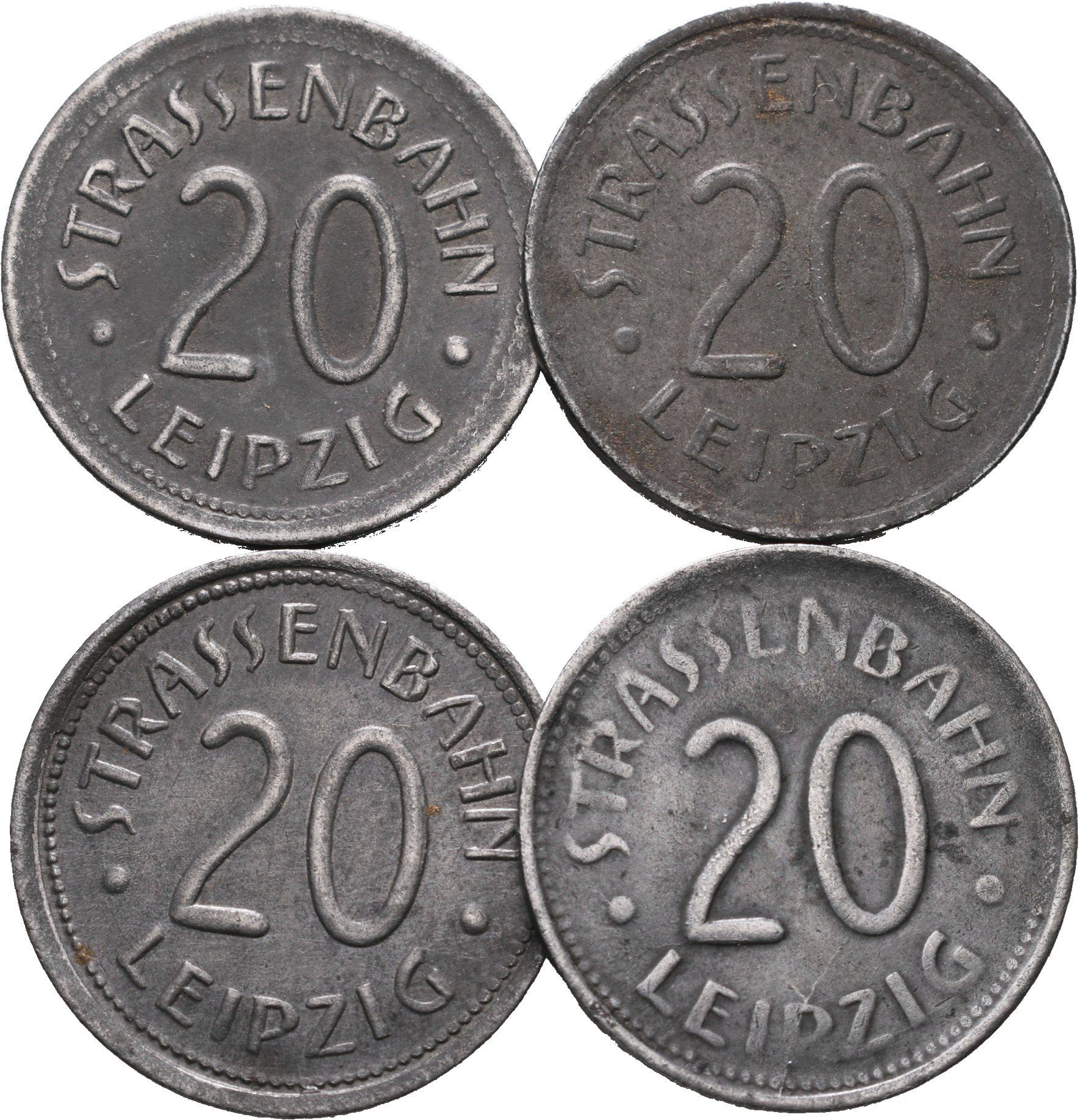 Nouzové ražby, 20 Pfennig - Lipsko - 1 ks