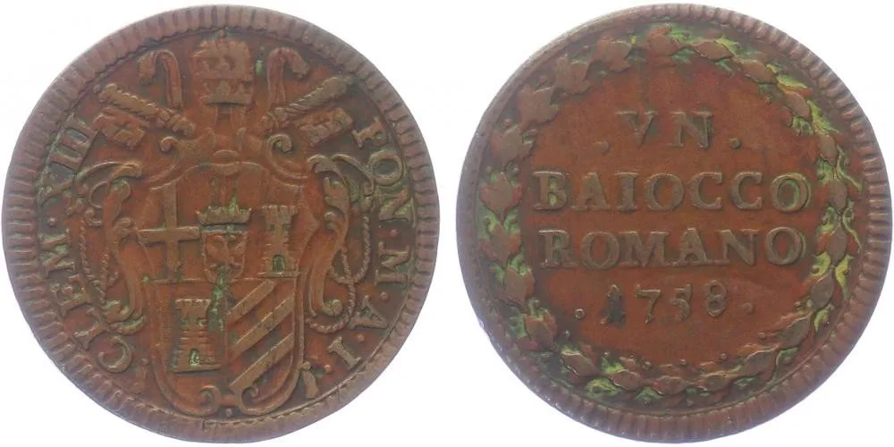 Vatikán, Clement XIII., 1758 - 1769 — 1