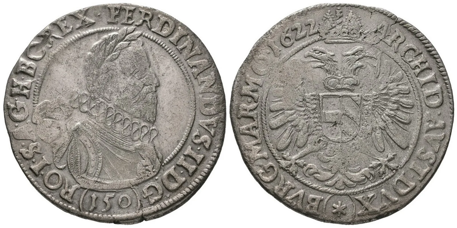 Ferdinand II., 1619 - 1637 (Mince kiprová) — 1