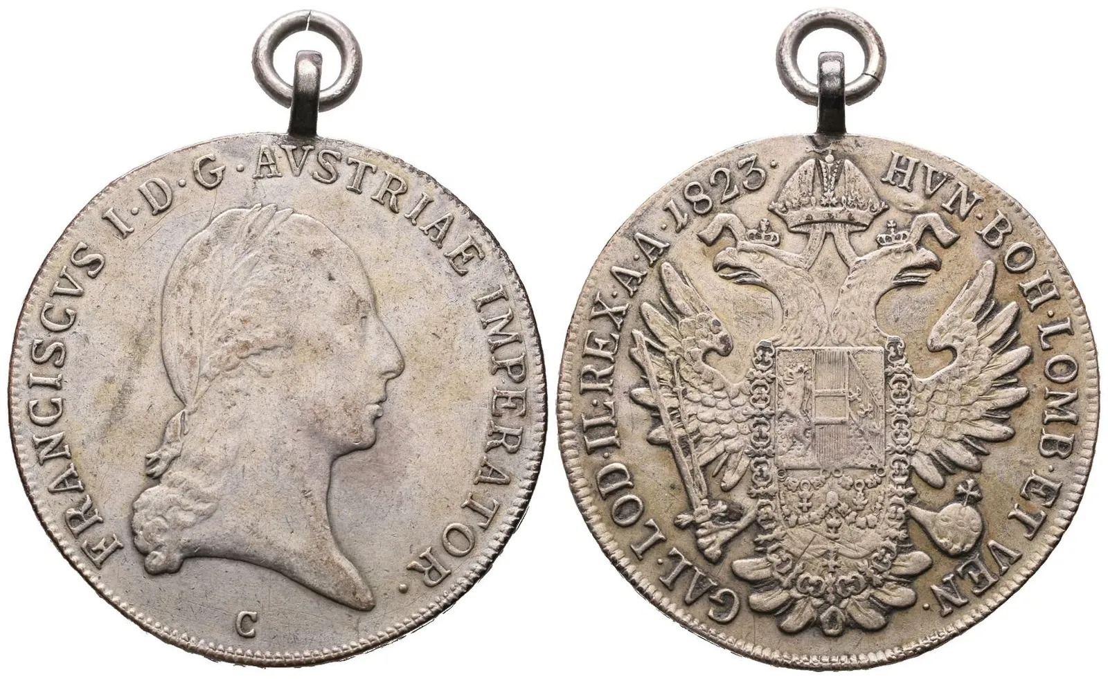 František II., Tolar 1824 C, dobové ouško