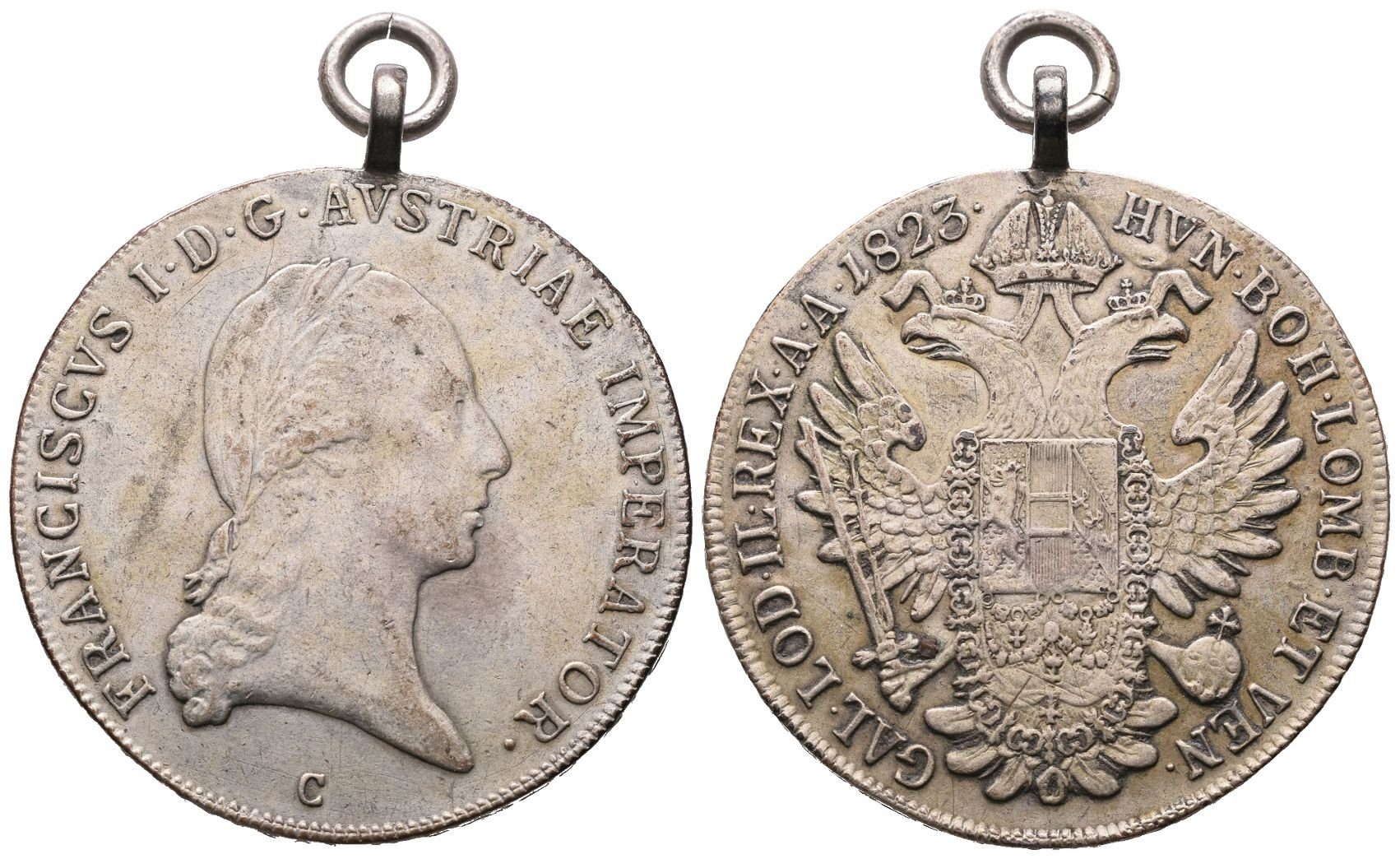 František II., Tolar 1824 C, dobové ouško