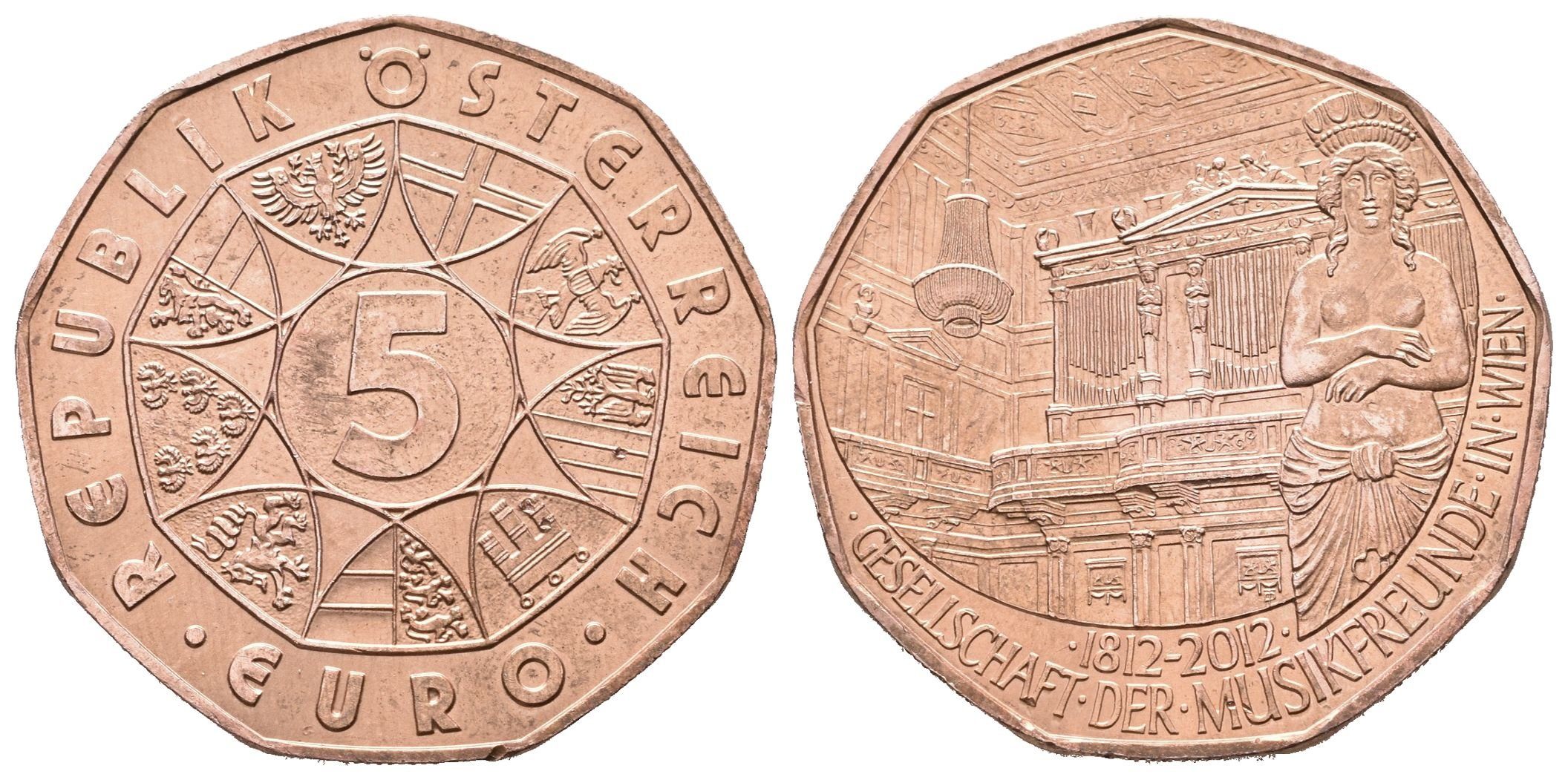 Rakousko, 5 Euro 2012 - Spolek přátel hudby