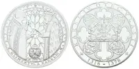 Stříbrná investiční medaile - Karel IV. a papež Kliment VI. - Ag 24,5 g - 999/1000 + Certifikát