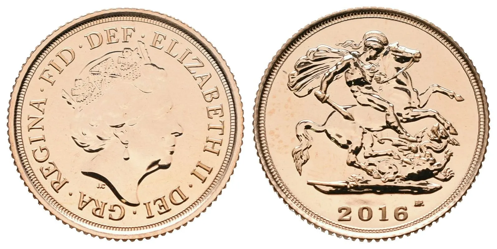 Velká Británie, 1/2 Sovereign 2016
