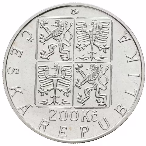 200 Kč 1998 - Přemysl Otakar I., kapsle, certifikát