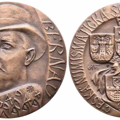 AE Medaile 1999 (Hvozdenský) - K 25. výročí pobočky ČNS a k 150. výročí