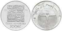 200 Kč 1994 - Životní prostředí, PROOF