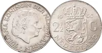 Nizozemí, 2 1/2 Gulden 1960 - 1966 - fotografie 3