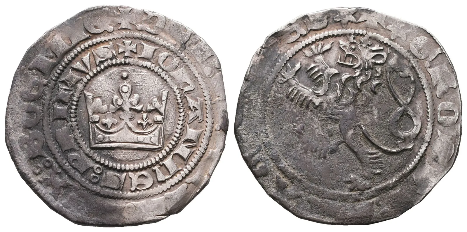 Jan Lucemburský, Pražský groš, Castelin 1