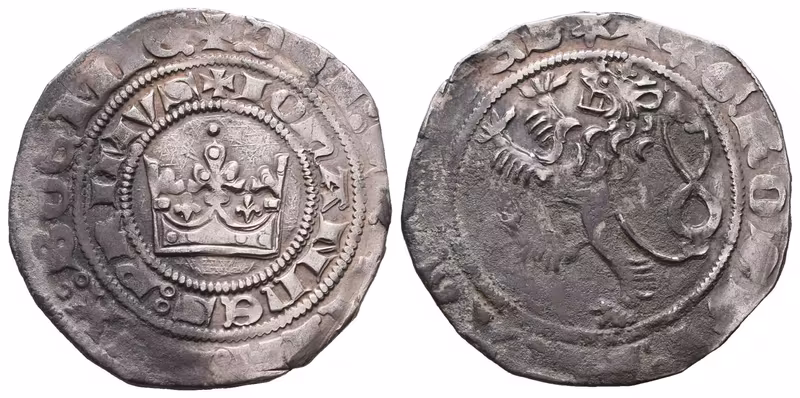 Jan Lucemburský, Pražský groš, Castelin 1