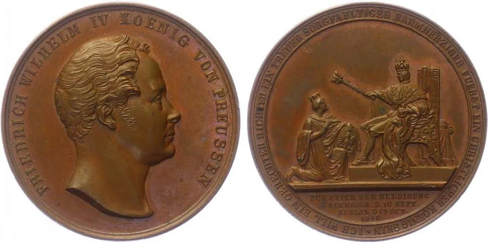 Německo - Prusko, Friedrich Wilhelm IV., 1840 - 1861 — 1
