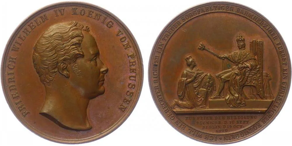 Německo - Prusko, Friedrich Wilhelm IV., 1840 - 1861 — 1