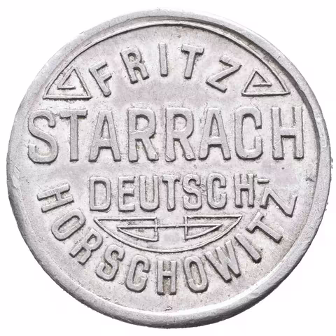 Hořovičky / Deutsch Horschowitz - Fritz Starrach, známka na věrtel chmele,